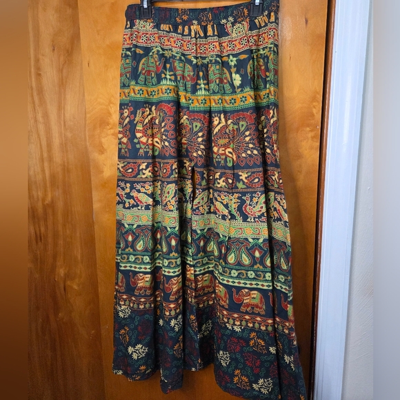 Kantha Wide Leg Harem Pants One Size - Picture 5 of 5